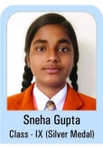 Sneha-Gupta-Class-IX-Silver-Madel