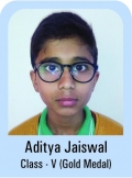 Aditya-Jaiswal-Class-V-Gold-Madel